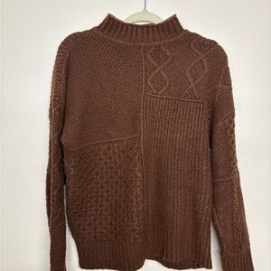American Eagle Outfitters Chocolate Knit Sweater